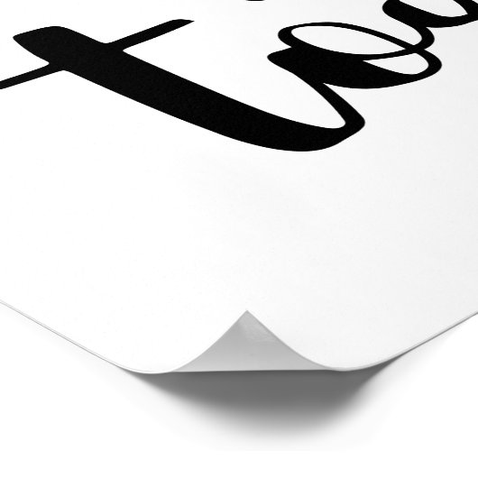 Sei der Grund, warum heute jemand lächelt Poster (Ecke)