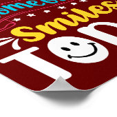 Sei der Grund, warum jemand heute lächelt Inspirat Poster (Ecke)