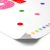 Sei der Grund, warum jemand lächelt Poster (Ecke)