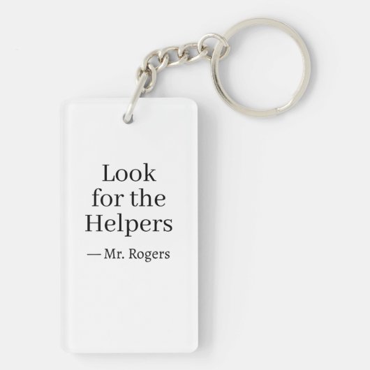 Sei der helle Schlüsselanhänger (Rückseite)