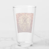 Sei der König, der Löwe zodiac Glas (Rückseite)