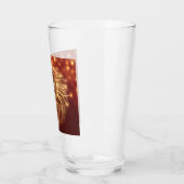 Sei der König, der Löwe zodiac Glas (Links)