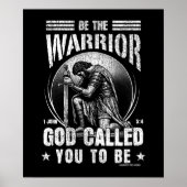 Sei der Krieger 1 John 5:4 Poster (Vorne)