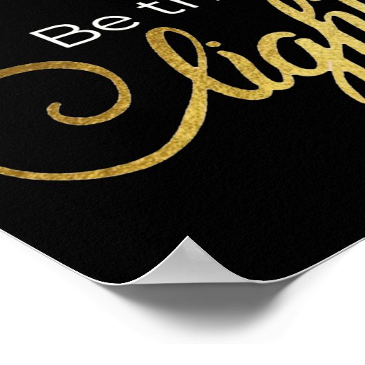 Sei der leichte LGBTQ Poster (Ecke)