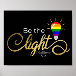 Sei der leichte LGBTQ Poster