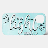Sei der leichte Matthew 5:14 Case-Mate iPhone Hülle (Rückseite (Horizontal))