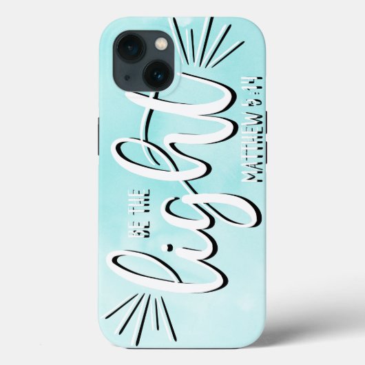 Sei der leichte Matthew 5:14 Case-Mate iPhone Hülle (Rückseite)