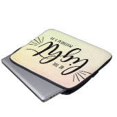 Sei der leichte Matthew 5:14 Laptop-Sieb Laptopschutzhülle (Vorne Knopf)