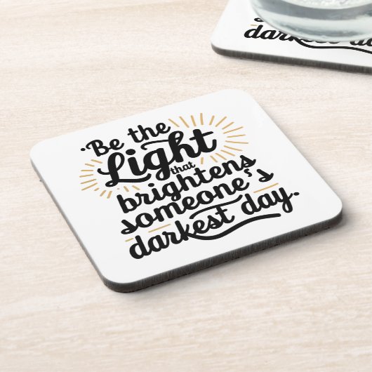 Sei der leichte Untersetzer (Linke Seite)