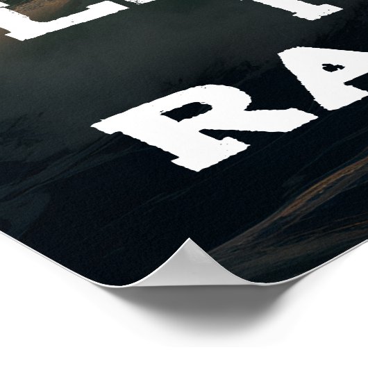 Sei der Leuchtturm, nicht die Raging Wave Poster (Ecke)