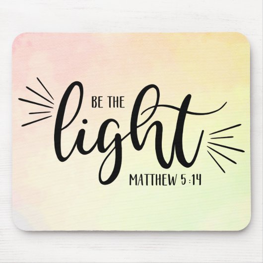 Sei der Light Matthew 5:14 Mouse Pad Mousepad (Vorne)