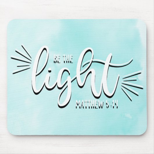 Sei der Light Matthew 5:14 Mouse Pad Mousepad (Vorne)