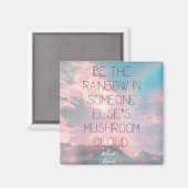 Sei der Regenbogenmagnet Magnet (Vorderseite/Rückseite)