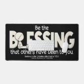 Sei der Segen Schreibtischunterlage (Tastatur & Maus)