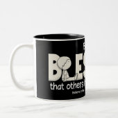 Sei der Segen Zweifarbige Tasse (Links)