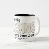 Sei der Segen Zweifarbige Tasse (VorderseiteRechts)