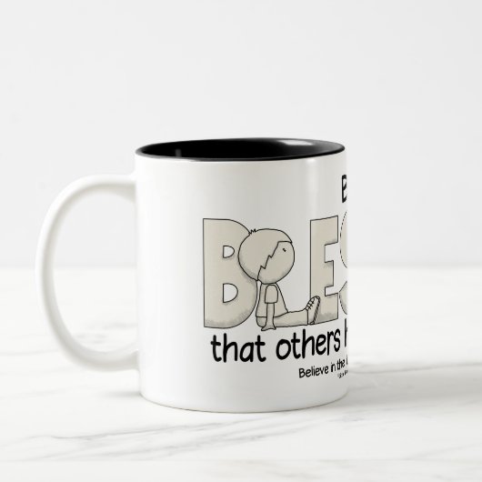 Sei der Segen Zweifarbige Tasse (Links)