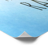 Sei der Sonnenschein im Regen Poster (Ecke)