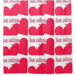 Sei der Valentinstag-Duschvorhang Duschvorhang