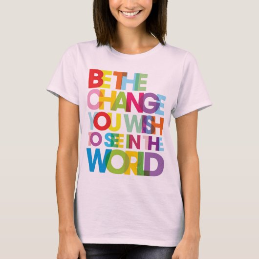 Sei der Wandel! Bio T - Shirt (Vorderseite)