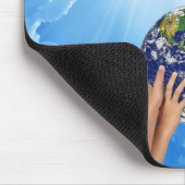 Sei der Wandel - Gandhi Mousepad (Ecke)