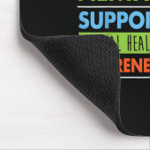 Sei der Wandel, glaube an das Bewusstsein für psyc Mousepad (Ecke)