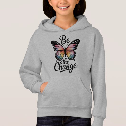 Sei der Wandel Hoodie (Vorderseite)