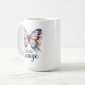 Sei der Wandel Kaffeetasse (Vorderseite Links)