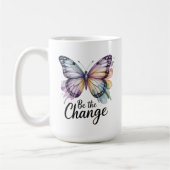 Sei der Wandel Kaffeetasse (Links)