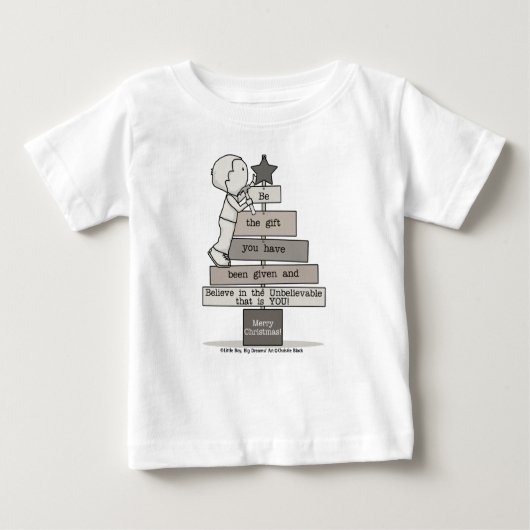 Sei der Weihnachtsbaum Baby T-shirt (Vorderseite)