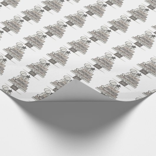 Sei der Weihnachtsbaum Geschenkpapier (Ecke)