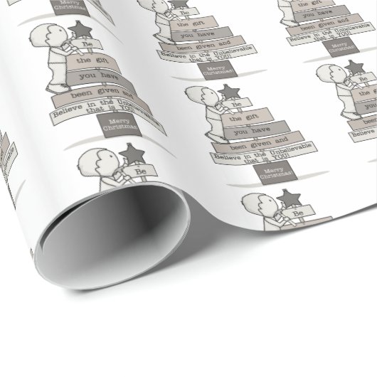 Sei der Weihnachtsbaum Geschenkpapier (Rolleneckpunkt)