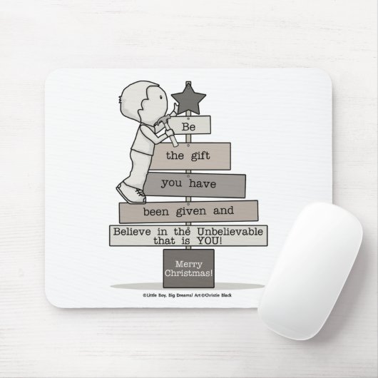 Sei der Weihnachtsbaum Mousepad (Mit Mouse)