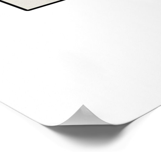 Sei der Weihnachtsbaum Poster (Ecke)