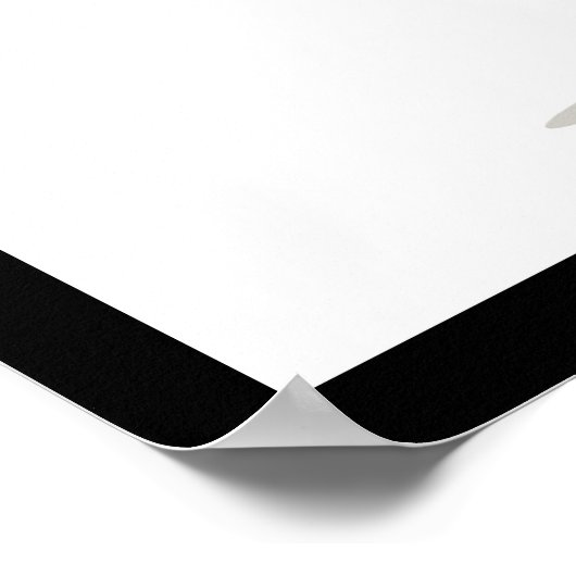 Sei der Weihnachtsbaum Poster (Ecke)