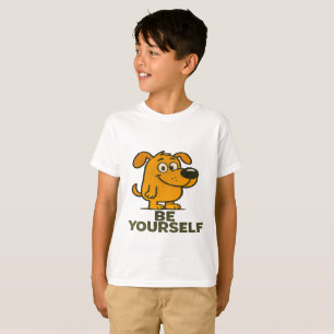 Sei-dich-selbst-Motivations-T-Shirt für Kinder T-Shirt