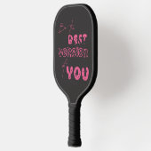 Sei die beste Version deiner Niedlichen Katze Pickleball Schläger (Links)