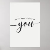 Sei die beste Version deines Posters Poster (Vorne)