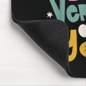 Sei die beste Version von dir glücklichen Motivier Mousepad (Ecke)