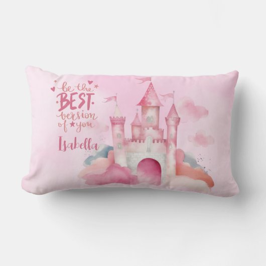 Sei die beste Version von dir Lendenkissen (Vorderseite)