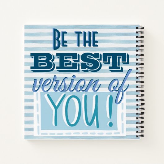 Sei die beste Version von dir Motivierend Notizblock (Rückseite)