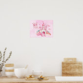 "Sei die beste Version von dir" Palace Pink Cloud Poster (Küche)
