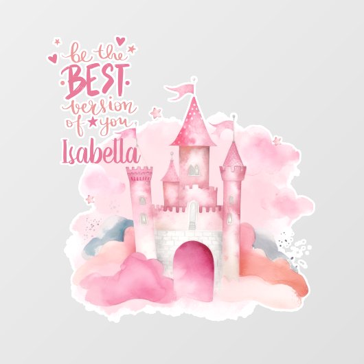 Sei die beste Version von dir personalisiert Fensteraufkleber (Blatt)