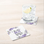 Sei die beste Version von dir Rechteckiger Pappuntersetzer (Vor Ort)