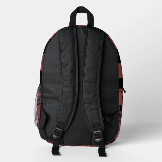 Sei die beste Version von dir selbst Bedruckter Rucksack (Rückseite)