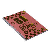 Sei die beste Version von dir selbst Notizblock (Rechte Seite)