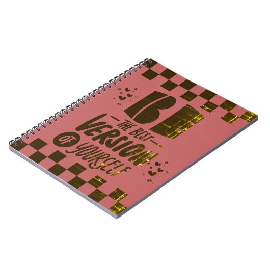 Sei die beste Version von dir selbst Notizblock (Linke Seite)