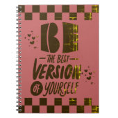 Sei die beste Version von dir selbst Notizblock (Vorderseite)
