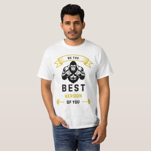 Sei die beste Version von dir T-Shirt (Vorne ganz)