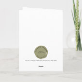 Sei die Dinge Karte (Rückseite)